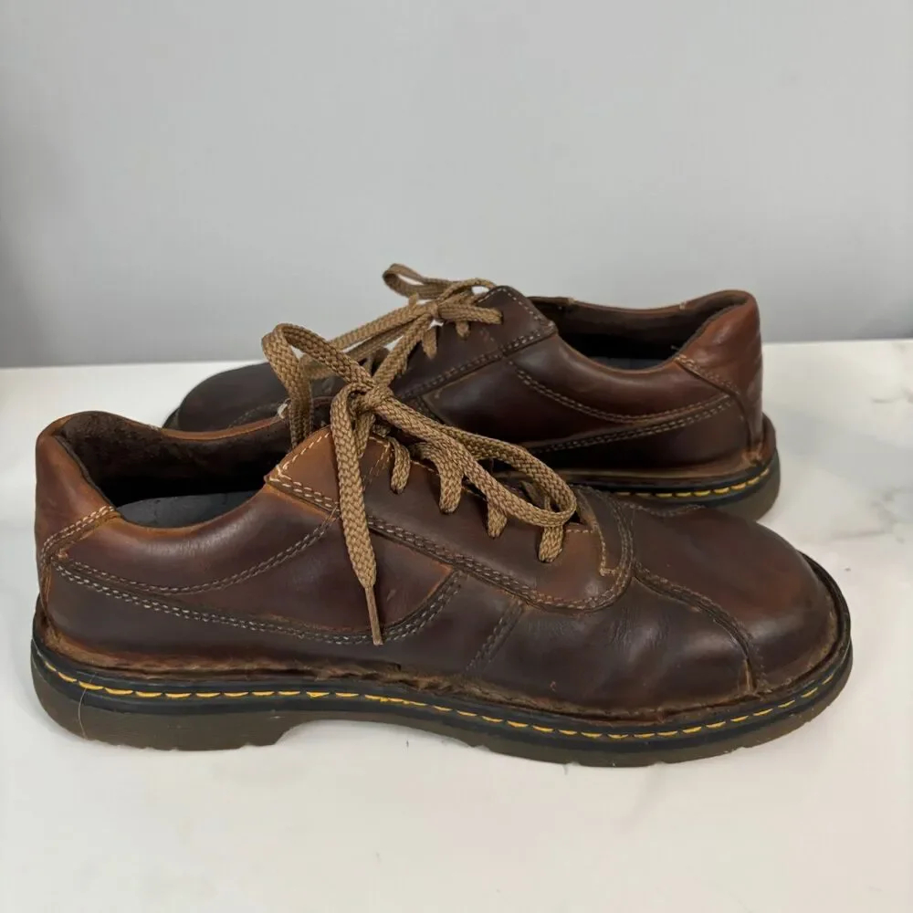 Dr. Martens Men Vintage Leather Shoes Loafer Oxford 8A91 Bowling Peanut Size 9